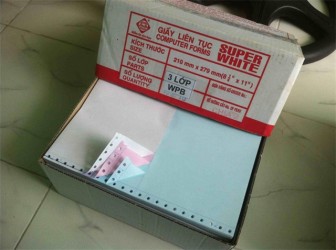 Giấy vi tính LS 2~5 liên chia 2 khổ 240*279